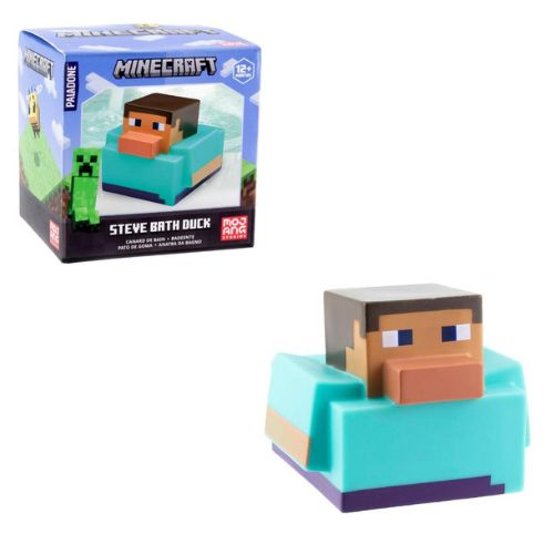 PALADONE MINECRAFT Steve Bath Duck Anatra da Bagno Steve…x6…x12